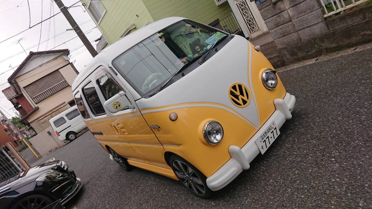 エブリィお洒落 かわいい ワーゲンバス仕様 At Ac Ps 千葉県より 個性的 移動販売車 お店の看板車などに セカンドカーに最適 エブリイ 売買されたオークション情報 Yahooの商品情報をアーカイブ公開 オークファン Aucfan Com