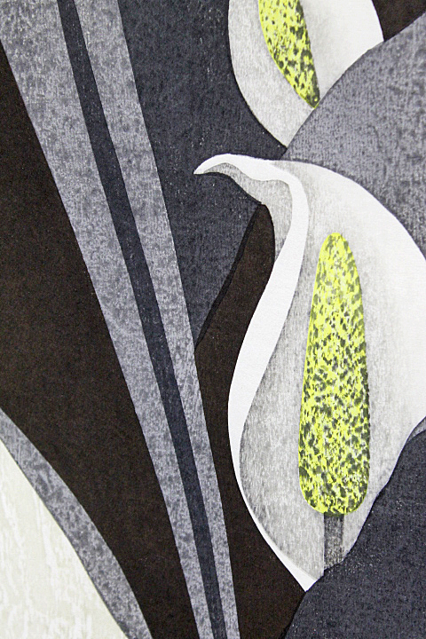 □斎藤清 【水辺1991】 木版画 直筆サイン エディション有り(石版画