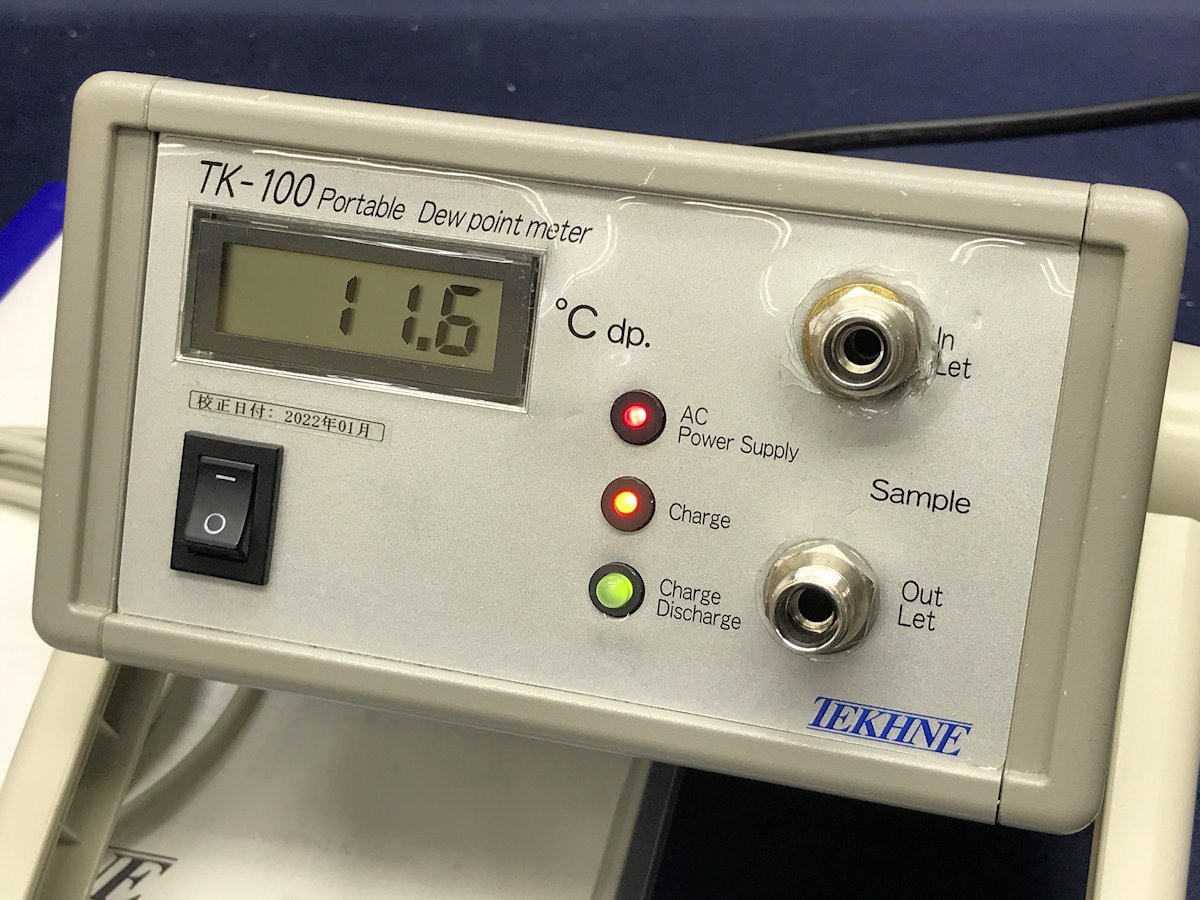 TEKHNE TK-100 YN型 TK-100YN ポータブル露点計 テクネ計測 の入札履歴 