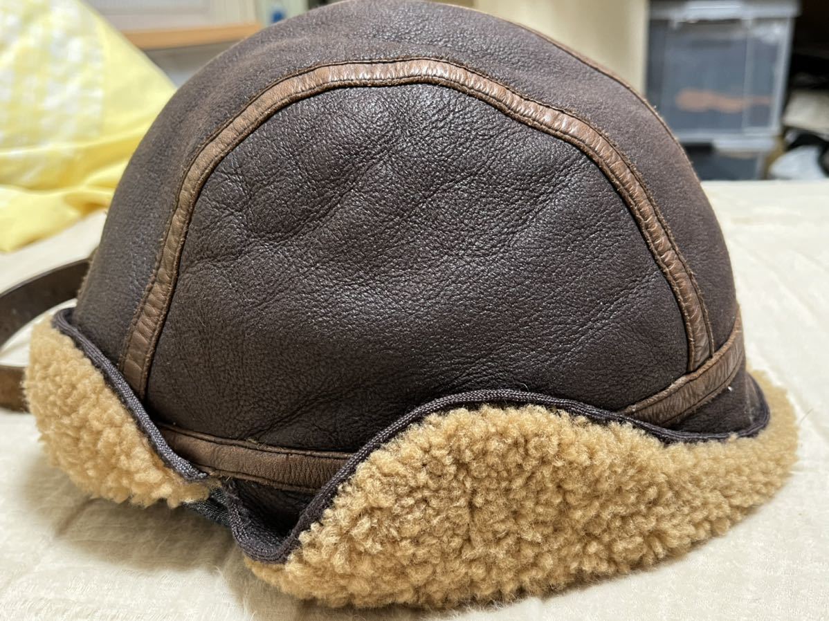 フライトキャップレザーヴィンテージ