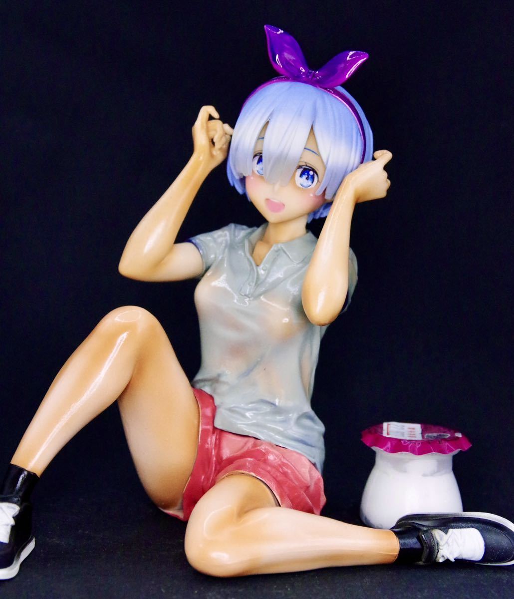 レム　リペイント　フィギュア レム フィギュア リペイント Re:ゼロから始める異世界生活 透け肌塗装