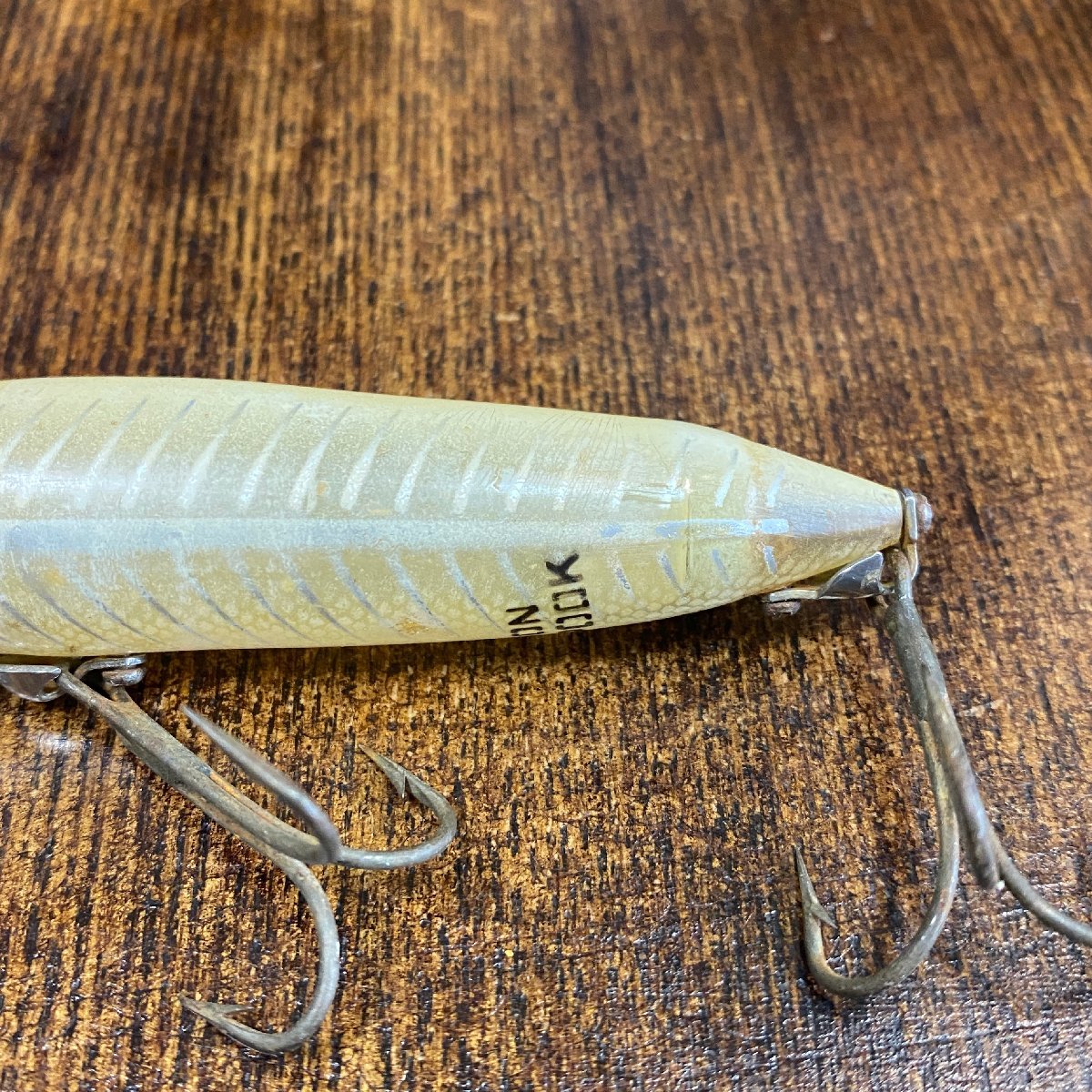 ◇50sオールド◇Heddon 1st ZARA SPOOK / 金目 首割れ 骨 / へドン 