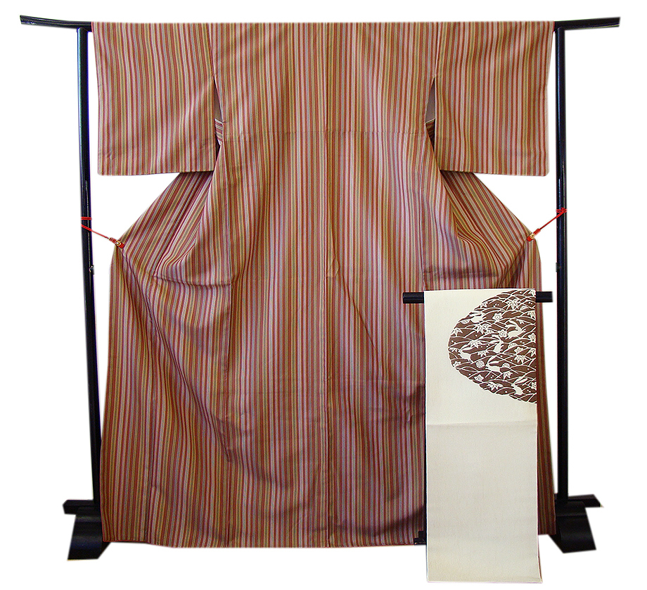 100%新品，SALE きものしらゆり 身丈165cm 裄69cm 10 5月 ロング寸 ポリエステル 洗える 小紋 なごや帯 セット 身長158cm 166cmの方に最適 L351(仕立て上がり)｜売買されたオークション情報、yahooの商品情報をアーカ 仕立て上がり