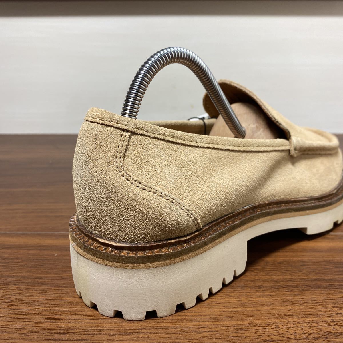ZARA メンズ 本革 （レッドブラウン） 本革カウレザーモックトゥクラシックワークブーツ ブーツ 新品 ザラ タグ付き BROWN 細見え 脚長 ローカット シューズ スニーカー ブラウン