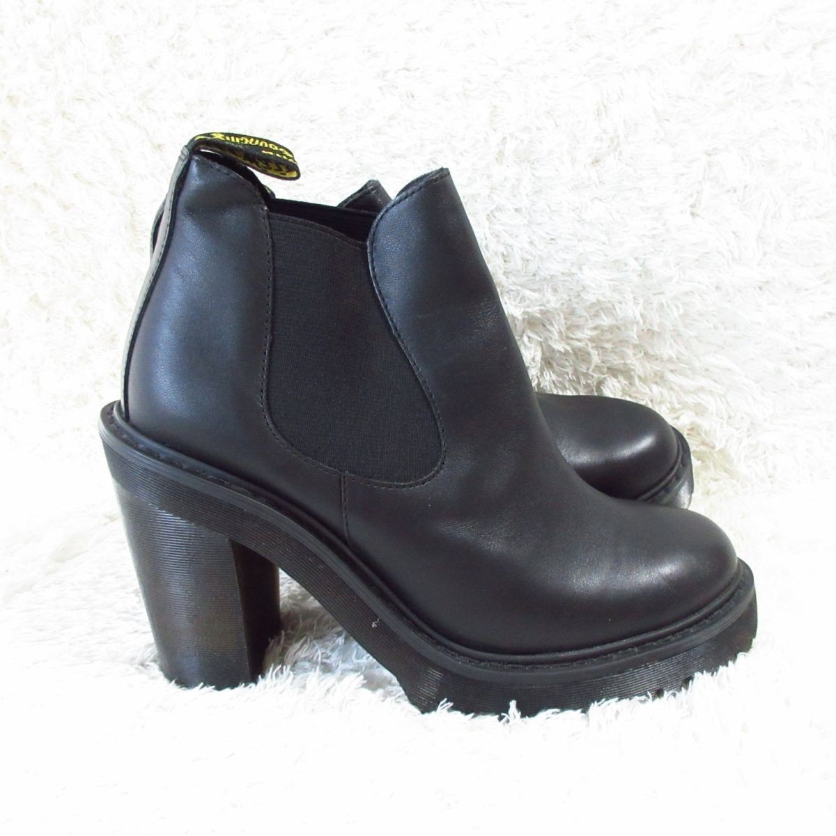 新品同様 Dr.Martens ドクターマーチン HURSTON レザー チャンキー 