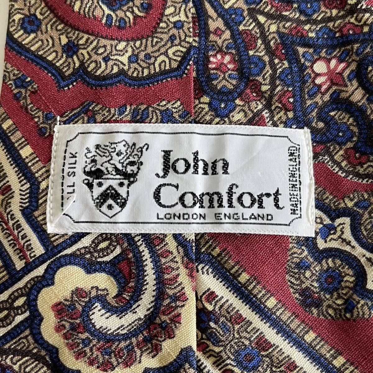 JOHN COMFORT (ジョンコンフォート) ペイズリー柄ネクタイ オールド