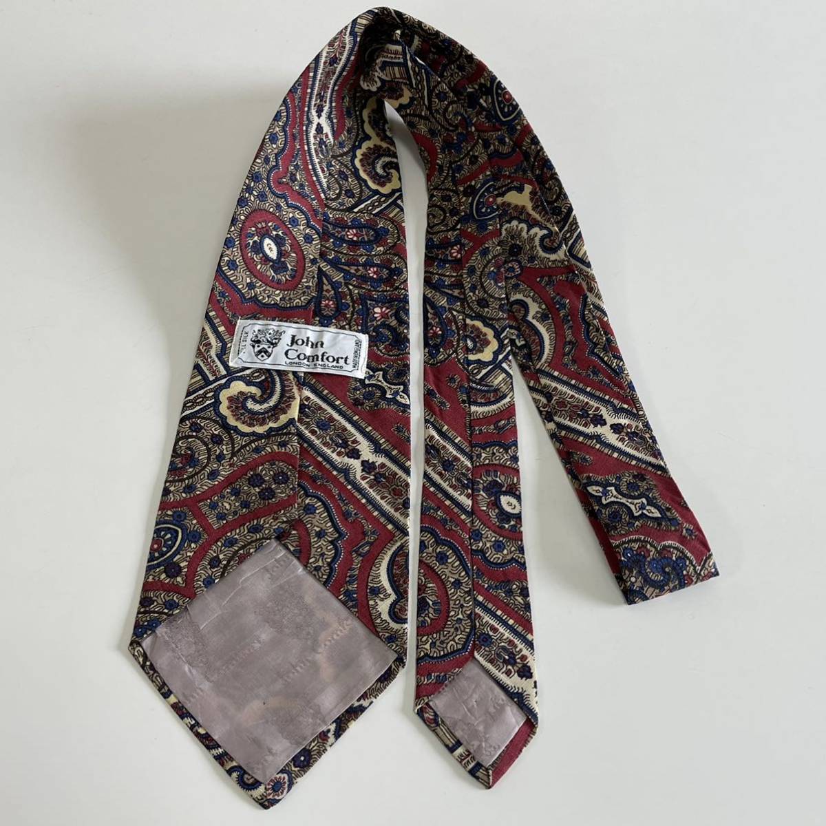 JOHN COMFORT (ジョンコンフォート) ペイズリー柄ネクタイ オールド