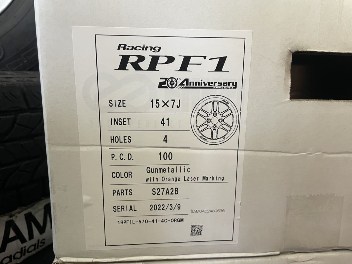 1円～売切り！エンケイ RPF1☆20周年モデル☆限定80本☆15インチ7Jイン