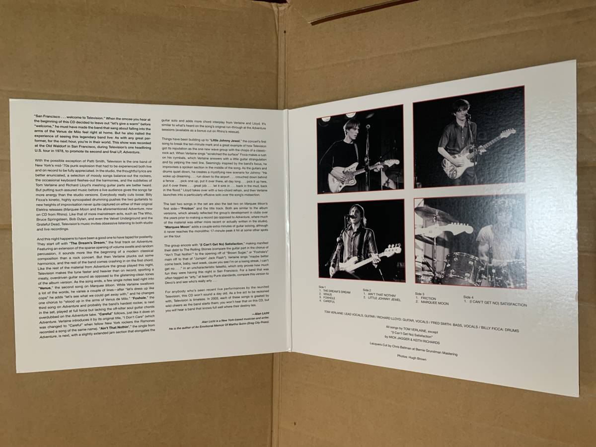 Television Live The - LP | : LIVE Watching Your JAPAN CD