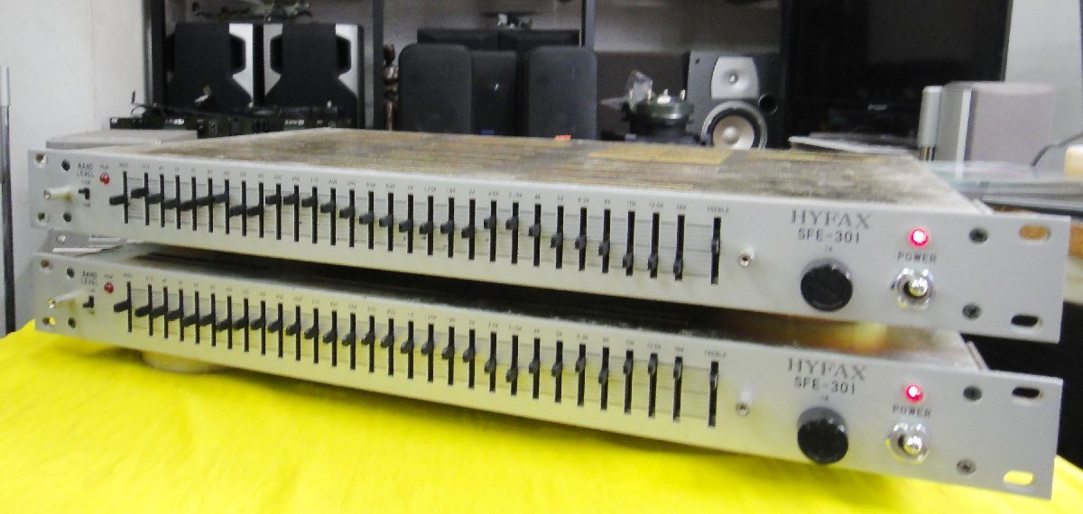 (ビンテージ) HYFAX SFE-301 完全動作品❷ HYFAX（不二音響株式会社）/28バンド・グラフィック・イコライザー