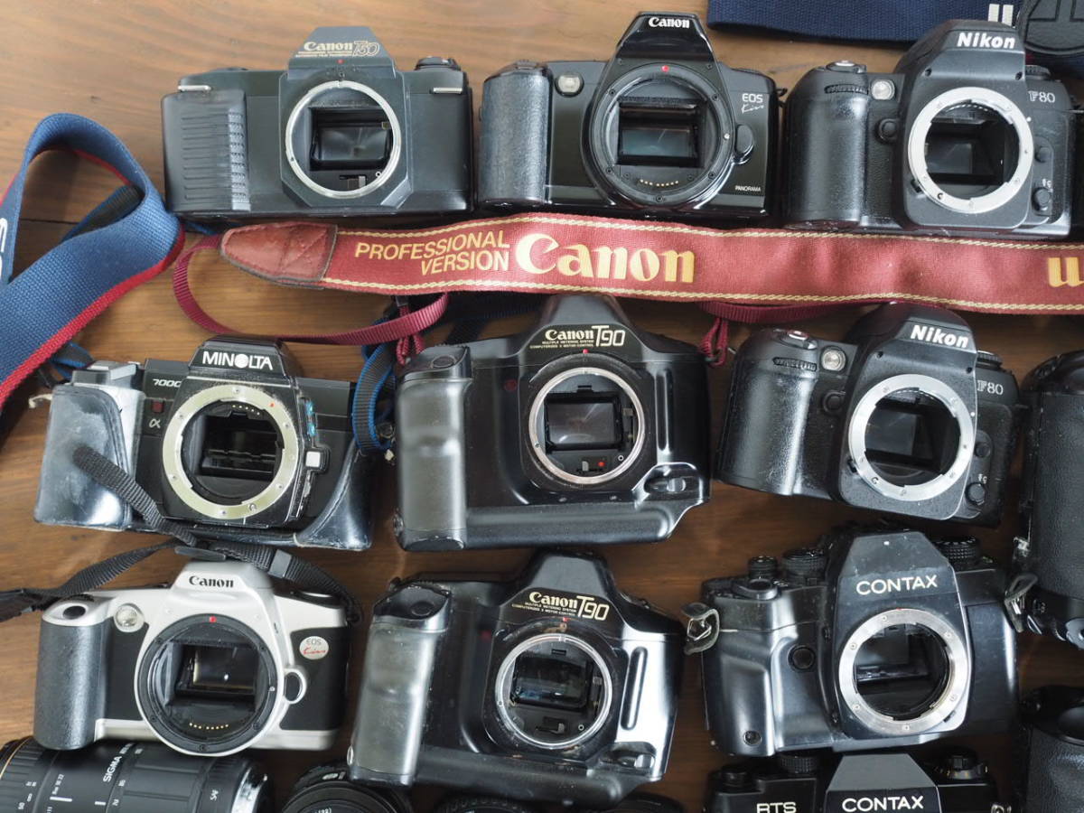 ☆フィルムカメラレンズ30点まとめ☆ CANON EOS-1N 1V EOS-1 EOS7