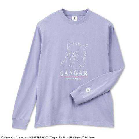 即決 ポケットモンスター ゲンガー メンズロングスリーブTシャツ【M 