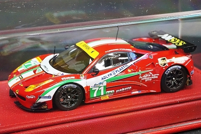 おもちゃ BBR 1/43 フェラーリ458イタリアGT2 2011 Red 限定50台