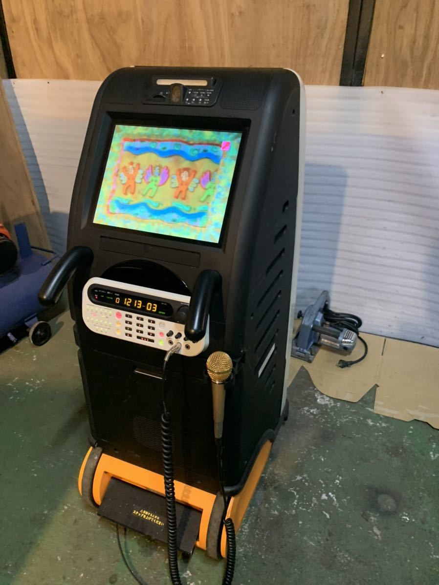 春のコレクション カラオケ 一体型 UGA-RAKUEN 楽宴 【動作品】【領収