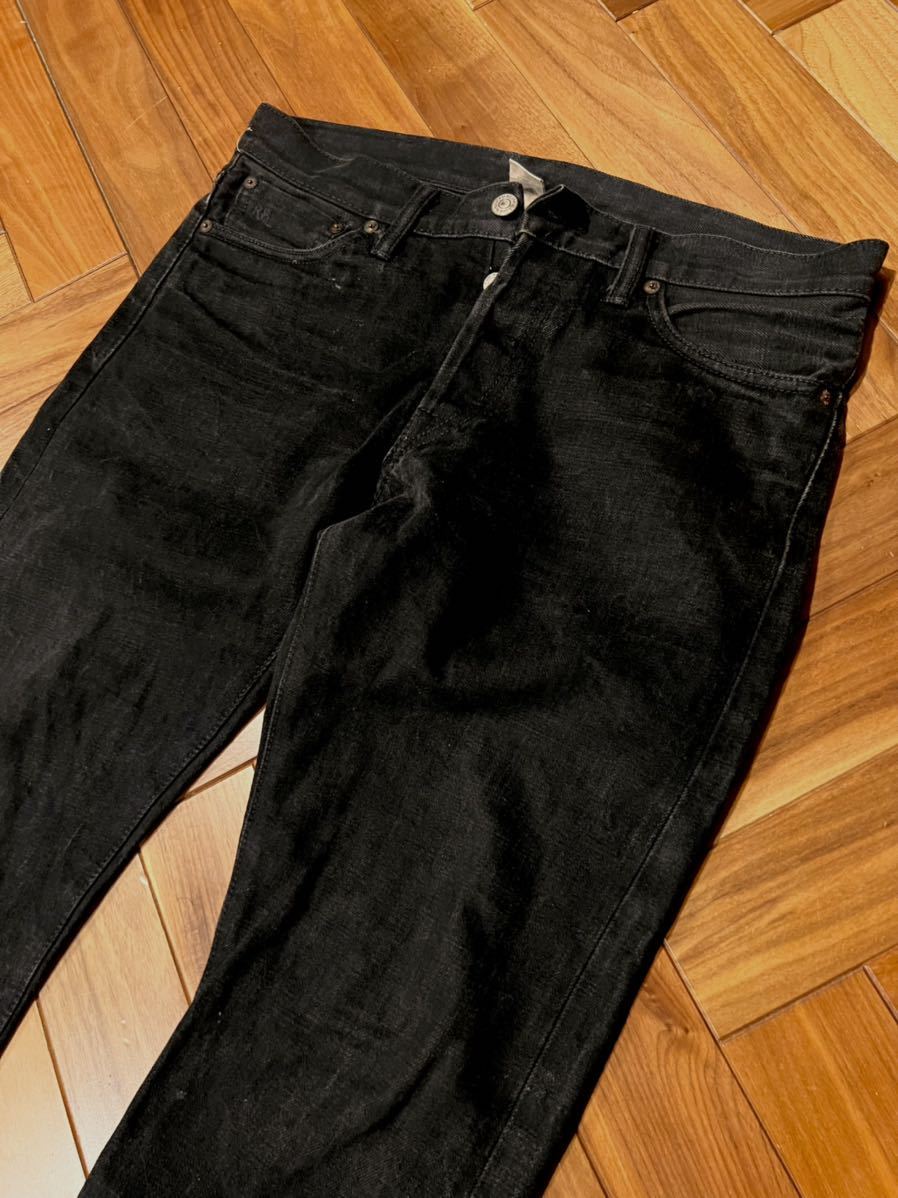 RRL RL ダブルアールエル RALPH RRLストレートデニム W32 w30 DOUBLE RL RRL リミテッドエディション スリム フィット ブラックジーンズ ダブルアールエル ラルフローレン セルビッチデニムパンツ