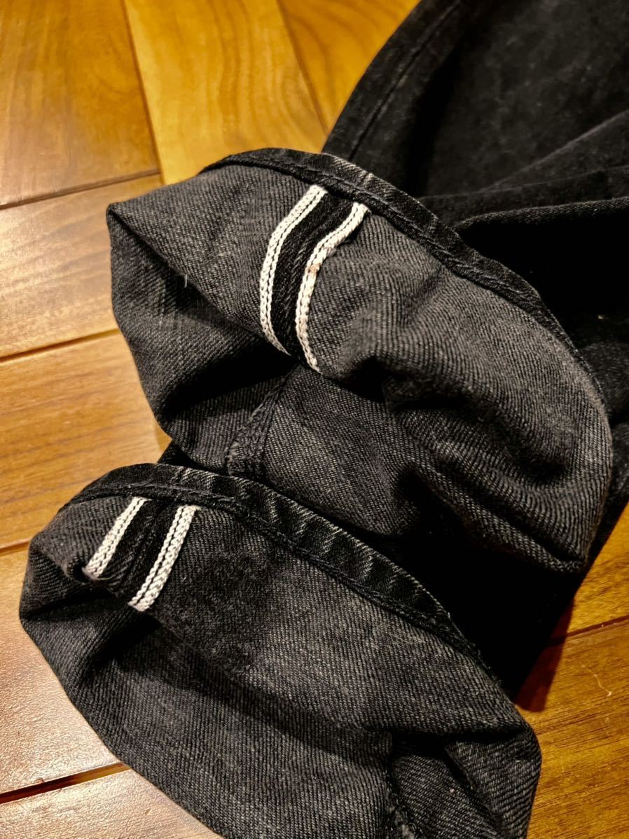 RRL RL ダブルアールエル RALPH RRLストレートデニム W32 w30 DOUBLE RL RRL リミテッドエディション スリム フィット ブラックジーンズ ダブルアールエル ラルフローレン セルビッチデニムパンツ