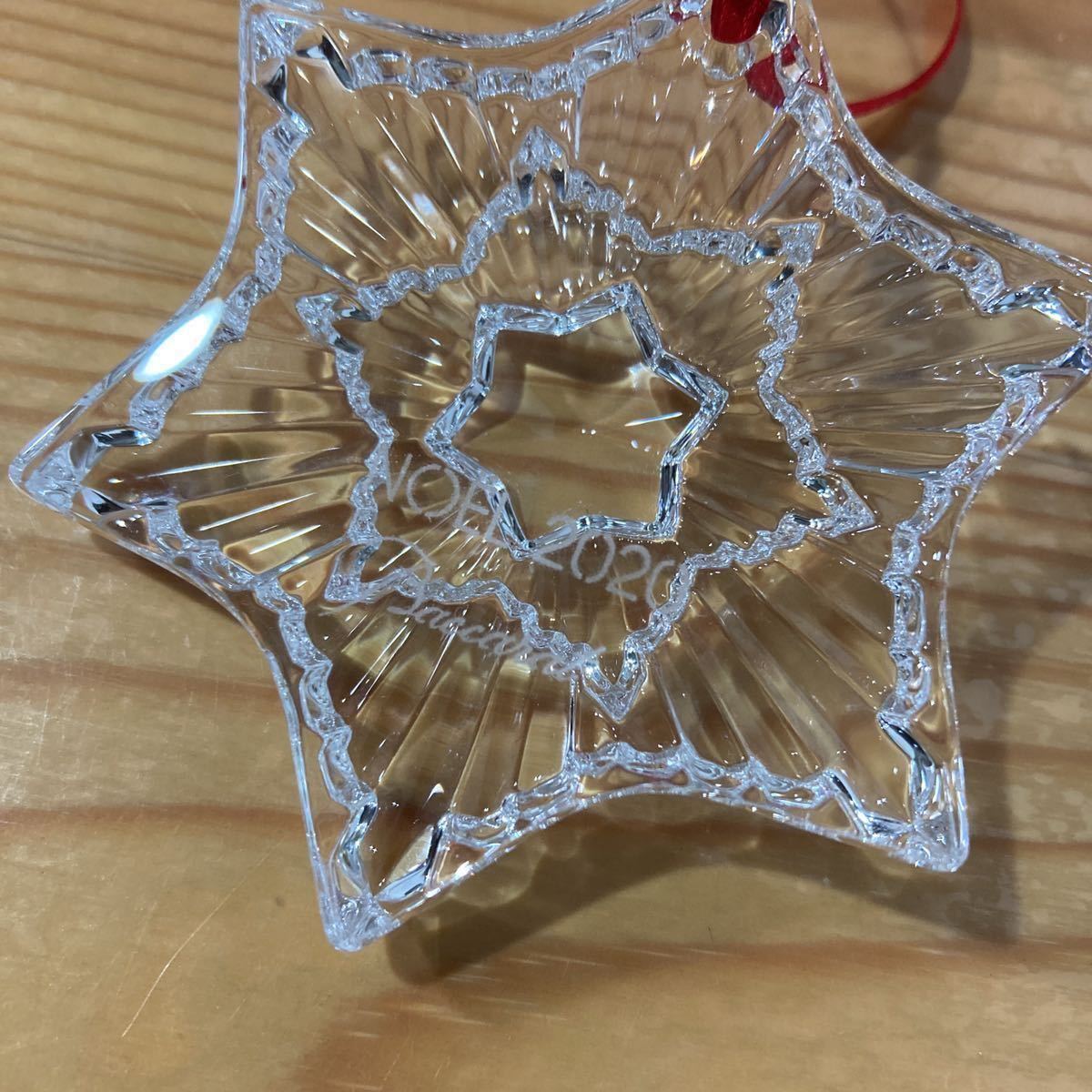 バカラ【2020年 クリスマスオーナメント 1個】Baccarat 星 スター