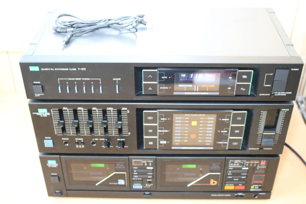 ⁄ Sansui - T-919 サンスイ メルカリ 動作品 プリメインアンプA-919 RG