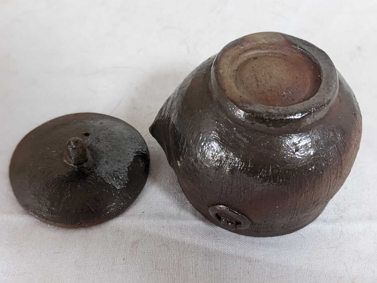 備前焼 宝瓶 急須 摘みがすっきり 煎茶道具 備前焼 宝瓶 急須 A 礫急須