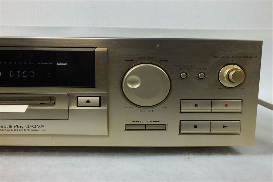 ☆ KENWOOD ケンウッド DM-9090 MDデッキ 動作確認済 音出し確認済 