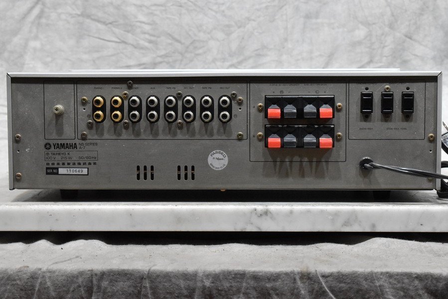 オーディオ機器 YAMAHA A-7 プリメインアンプ昭和レト 口音出しOK ヤマハ