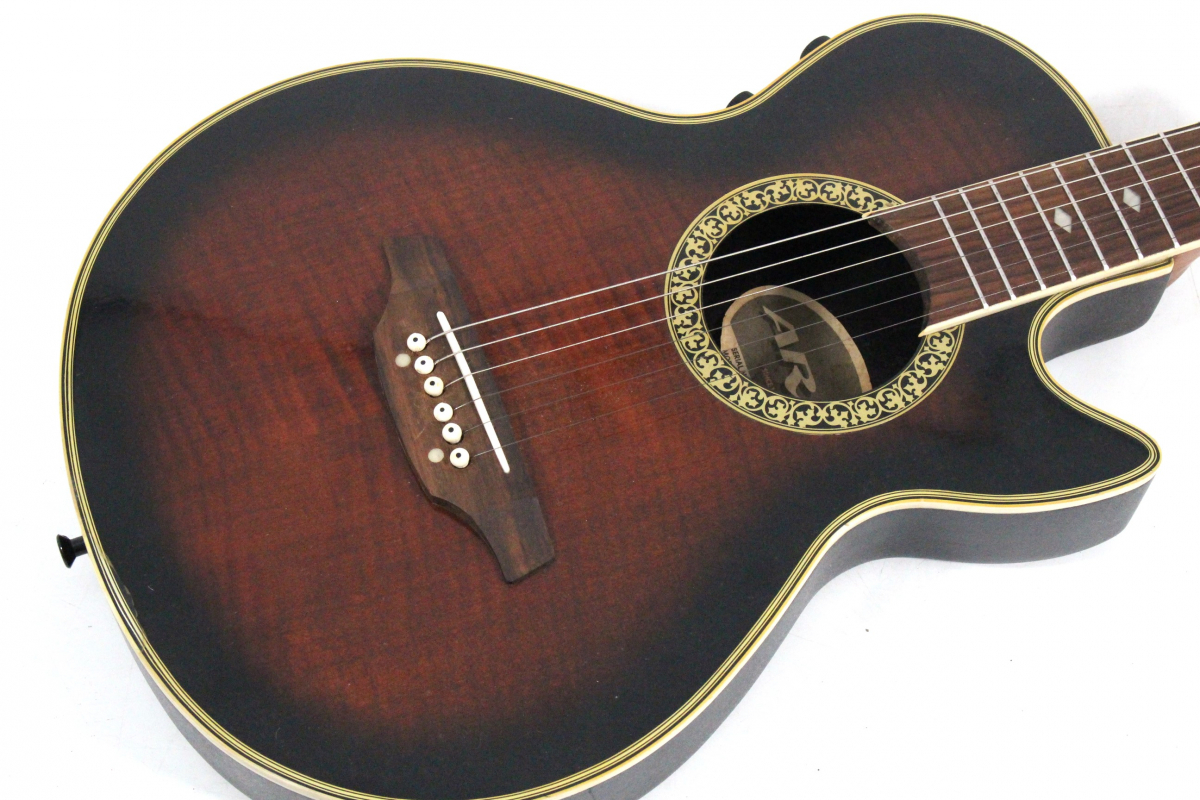 ト静】☆ ARIA since1956 Aria アリア エレキコースティックギター AMB