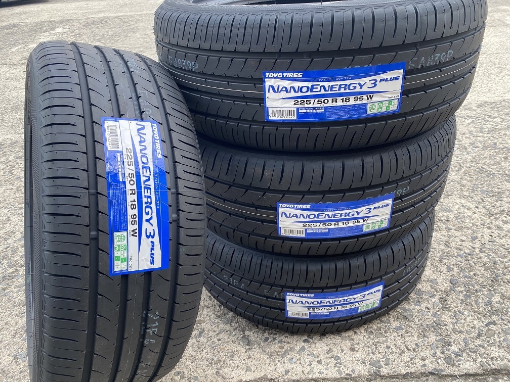 225/50R18 95W トーヨー ナノエナジー3プラス ウェッズ レオニス VR