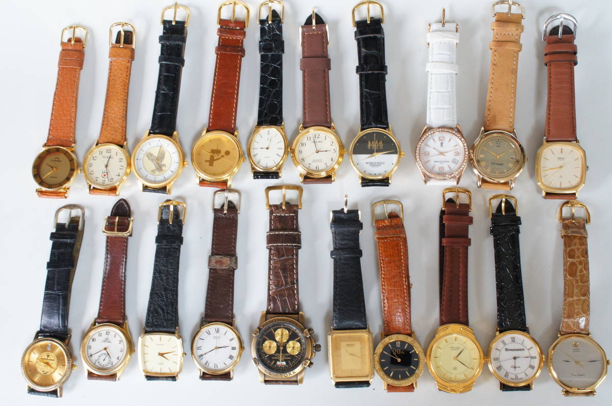F319□20点セット SEIKO CITIZEN セイコー他 ゴールドカラーのみ