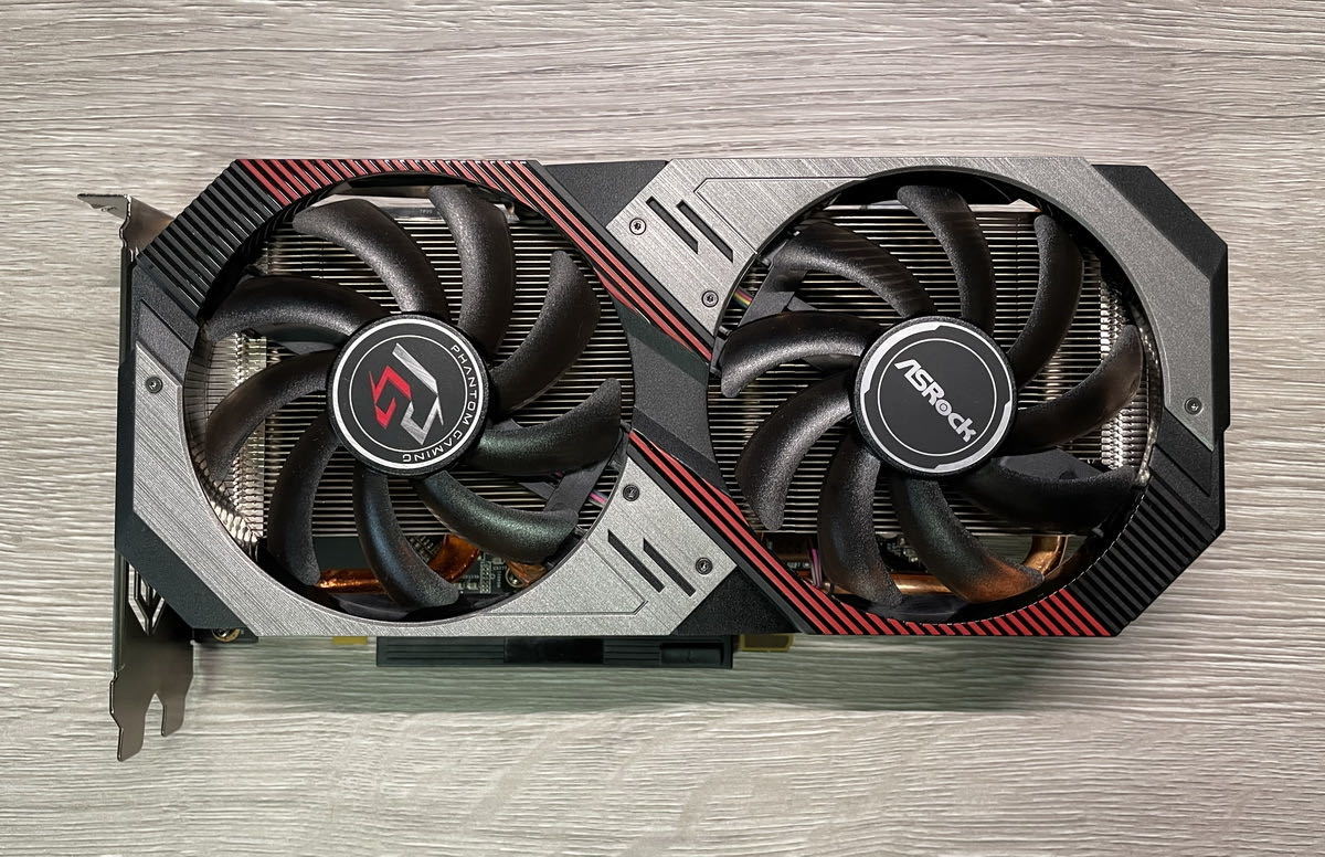 中古 AMD ビデオカード ☆ ASRock Radeon RX 5600 XT Phantom Gaming 