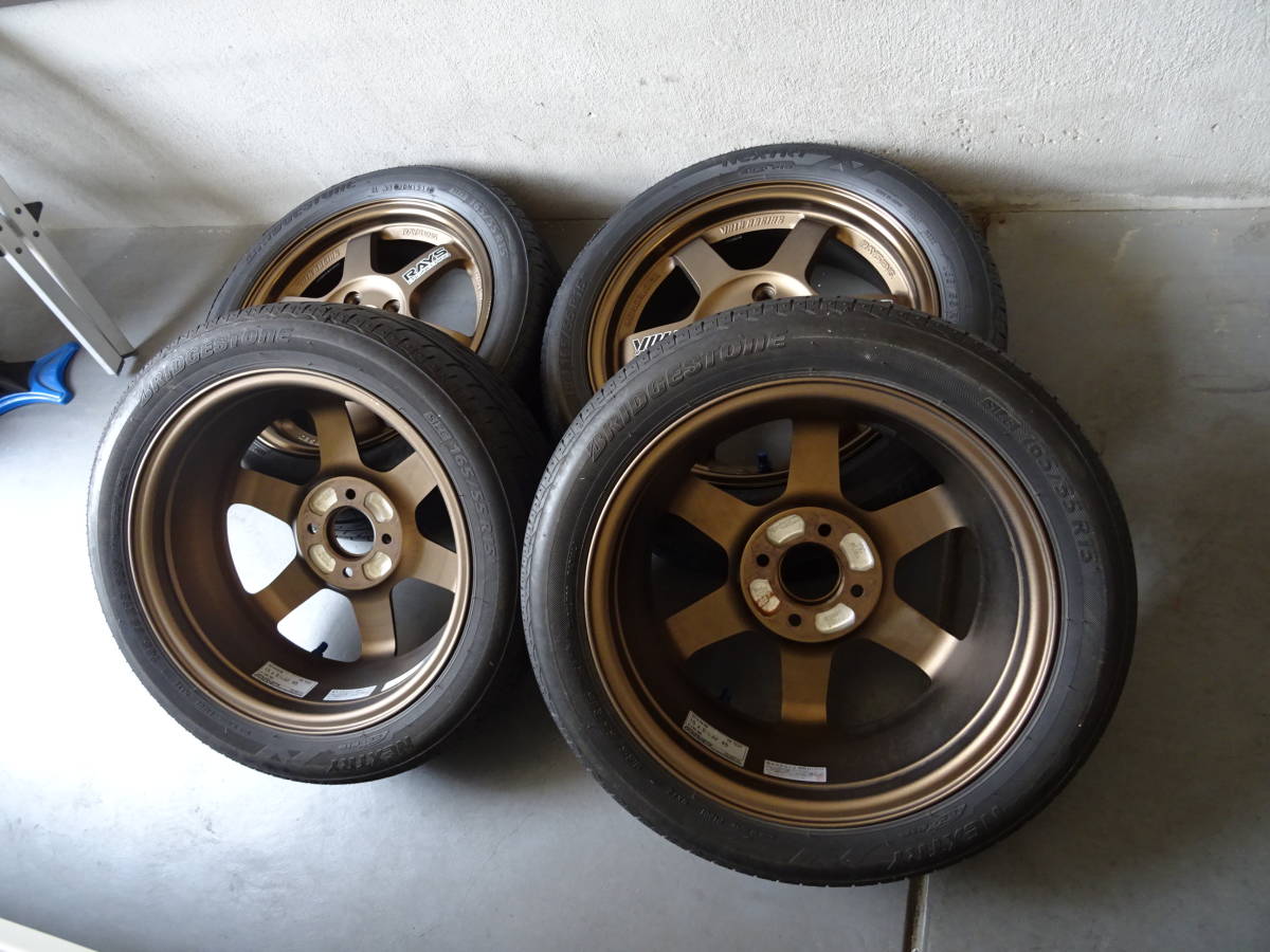 RAYS TE37 15×5．5JJ オフセット45 4穴―100pcd FEDERAL 