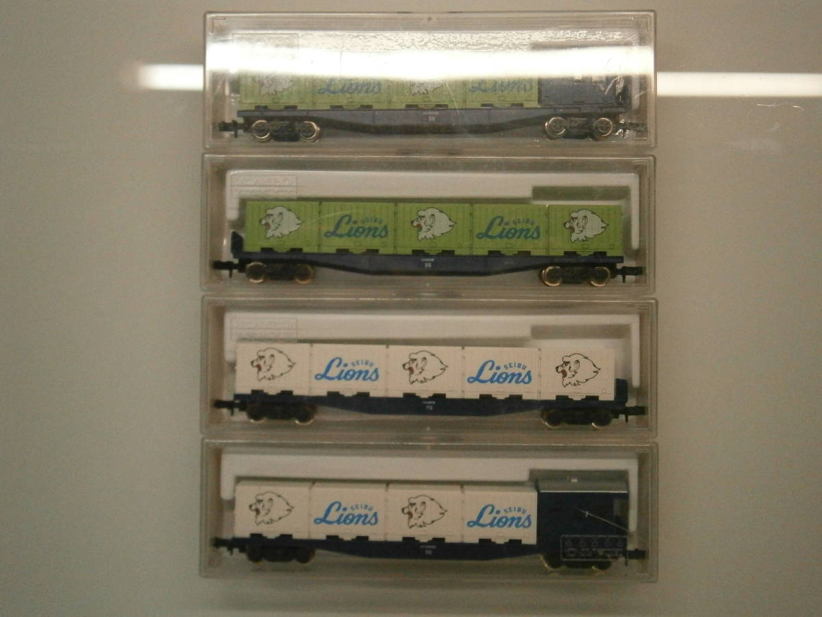 ☆KATO Nゲージ 西武鉄道貨物列車レオコンテナー 4輌☆