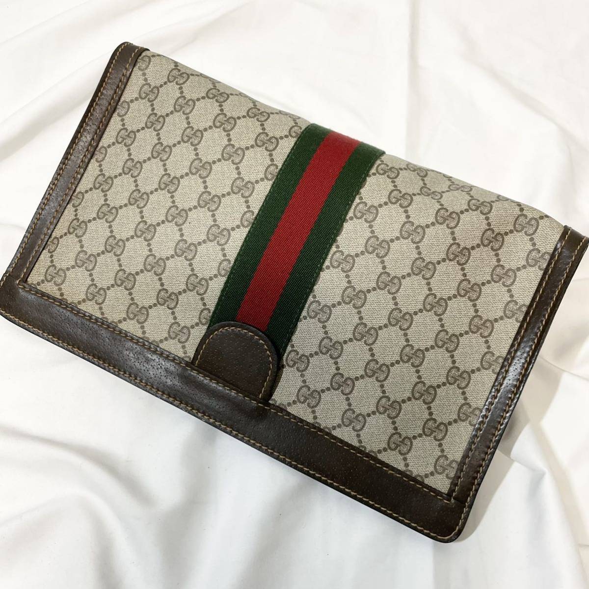 1円【極美品】GUCCI グッチ セカンドバッグ クラッチバッグ オールド 