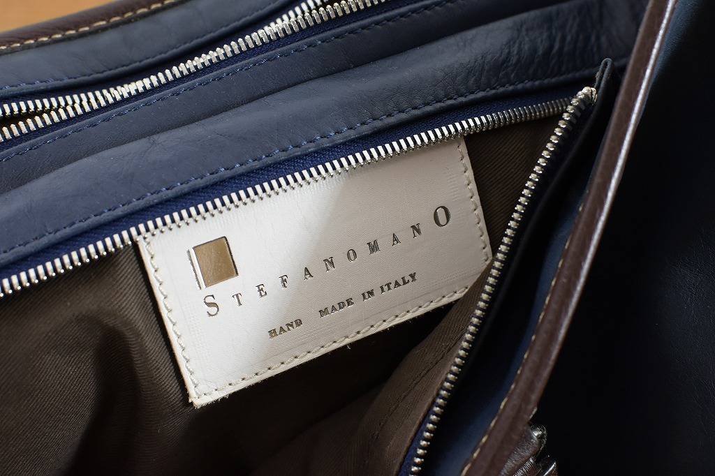 1759 STEFANOMANO ステファノマーノ 2WAY ハンド ブリーフ ケース