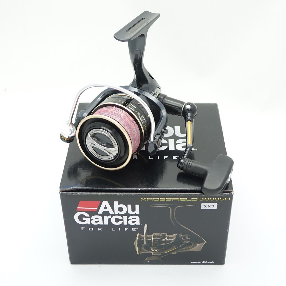  Abu Garcia アブガルシア XROSSFIELD 3000SH スピニングリール 傷や汚れあり(アブガルシア)｜売買されたオークション情報、yahooの商品情報をアーカイブ公開 - オークファン アブガルシア