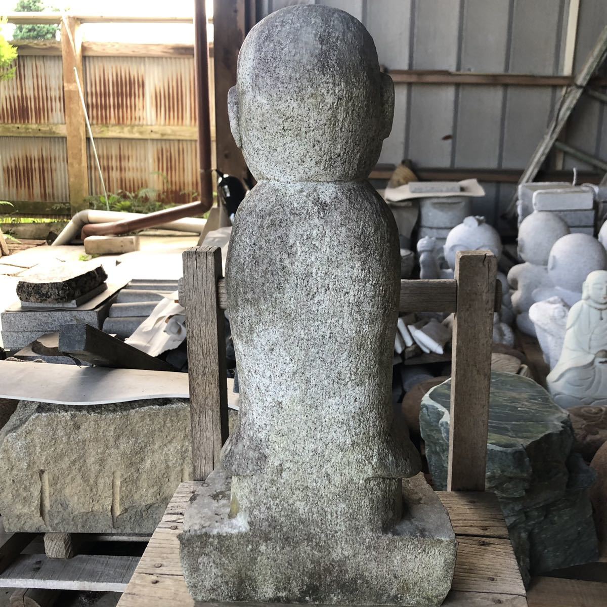 庭石置物 石 お地蔵さん 置物 石 お地蔵さん 置物 工芸品 地蔵・石