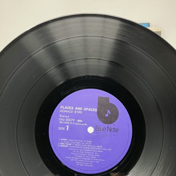 LP】DONALD BYRD ドナルド・バード PLACES AND SPACES LP】DONALD BYRD ドナルド・バード PLACES AND SPACES