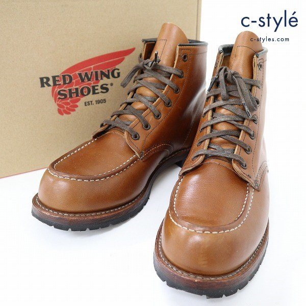  B125b RED WING レッドウィング 09012-1 ベックマンブーツ 8 1/2D ブラウン ワークブーツ J. CREW MOC TOE USA | シューズ R(8.5インチ)｜売買されたオークション情報、yahooの商品情報をアーカイブ公開 - オ 8.5インチ