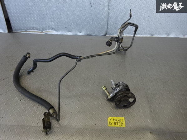 日産 純正 ER34 R34 スカイライン パワーステリング パワステ ポンプ フルード タンク 配管 ホース パイプ セット(F) 日産 滋賀オートライフハノ ステージア 後期 r34の通販 冬セール開催中