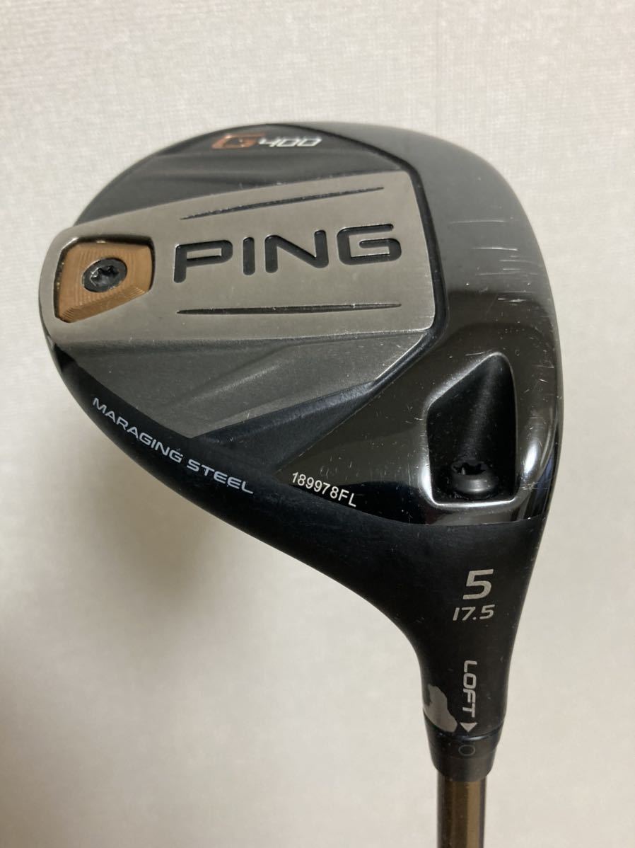 日本正規品☆PING G400 5W シャフトALTA JCB （SR）ヘッドカバー付