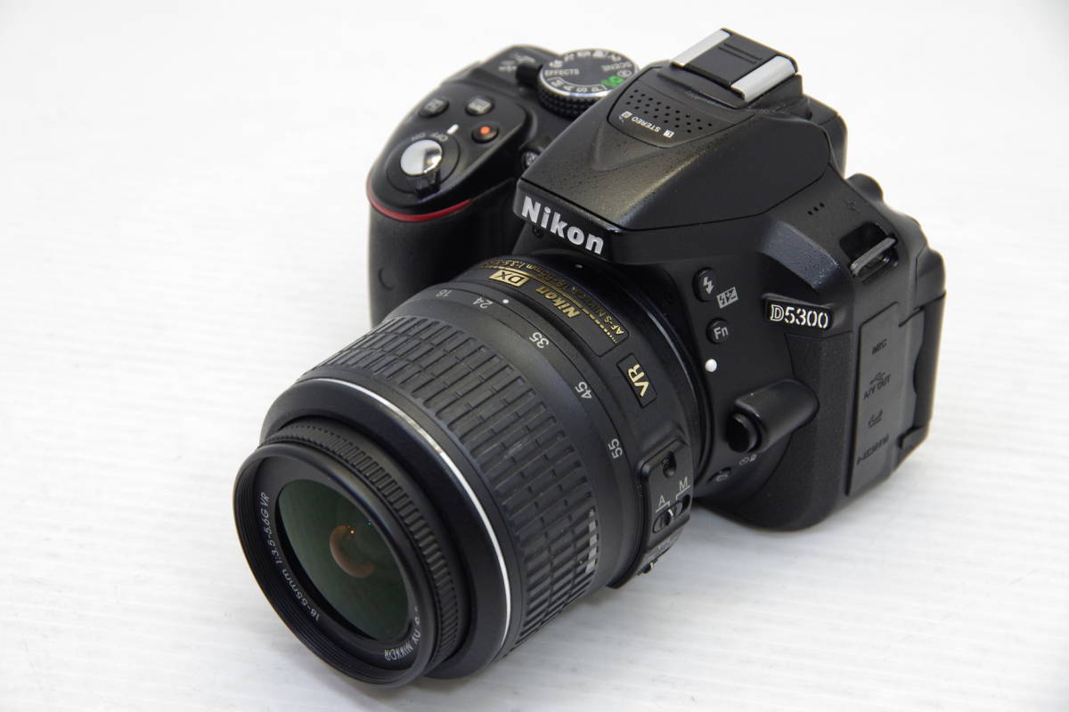Nikon　D5300　半可動品　ジャンク ☆ジャンク☆ニコン Nikon D5300 + AF-S DX 18-55mm 3.5-5.6G VR