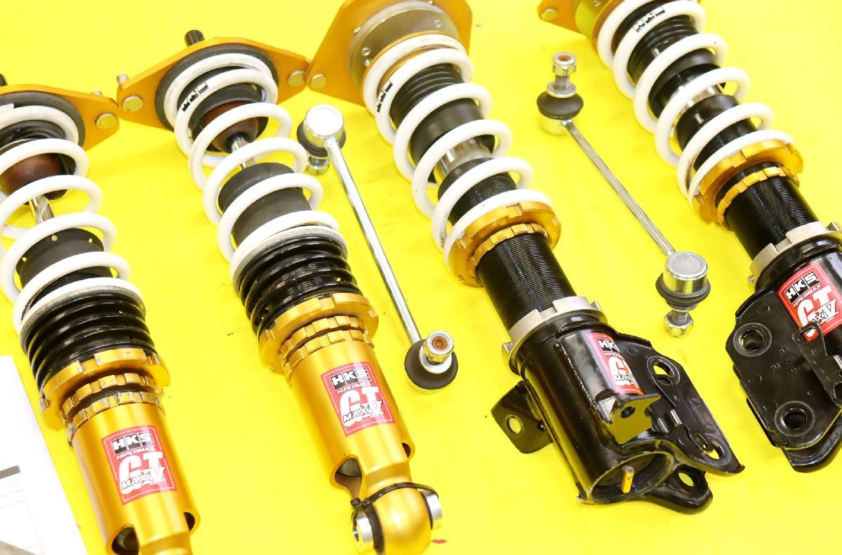 J*I様 HKS ハイパーマックス　SP/Ⅳ BRZに使用　4本抜け無し HKS ハイパーマックス HYPERMAX Ⅳ GT 86 ZN6/BRZ ZC6 車高調 HKS GT