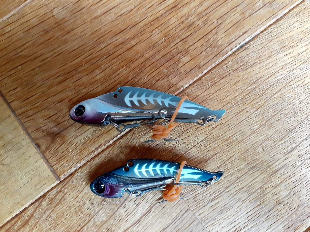 Colorgo メタルバイブ 10g 14g g 25g ただ巻き シーバス タチウオ ヒラメ メタルバイブレーション ルアー 海釣り 淡水 鉄板 バイブ 青物 ５個セット 春のコレクション ルアー