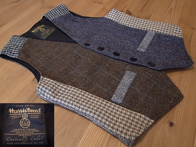 美品 Harris Tweed ハリスツイード クレイジーパターン ツイード 