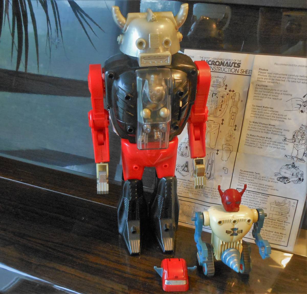 海外製 ロボットマン PHOBOS フォボス 取説付き ミクロロボット付属 旧 