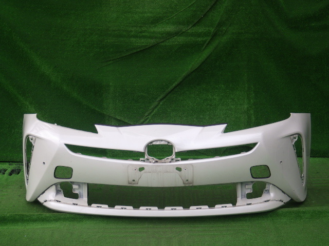 ZVW50 ZVW51 ZVW55 後期 プリウス 純正フロントバンパー PRIUS 白