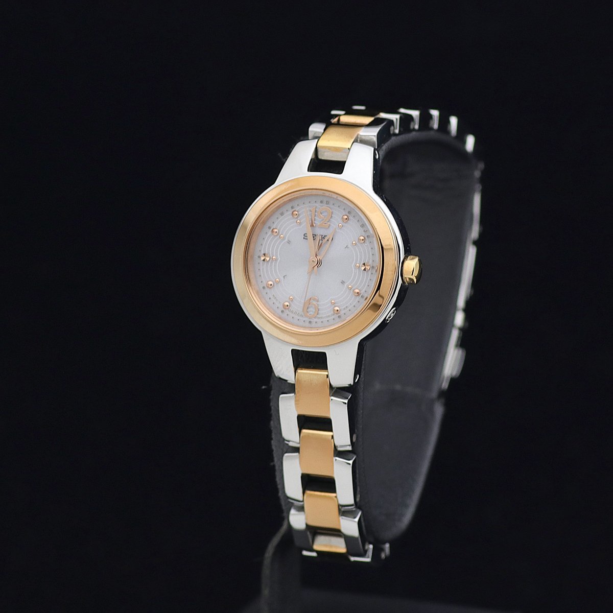 美品 SEIKO セイコーティセ SWFH024 1B21-0AF0 SS・PG色メッキ 