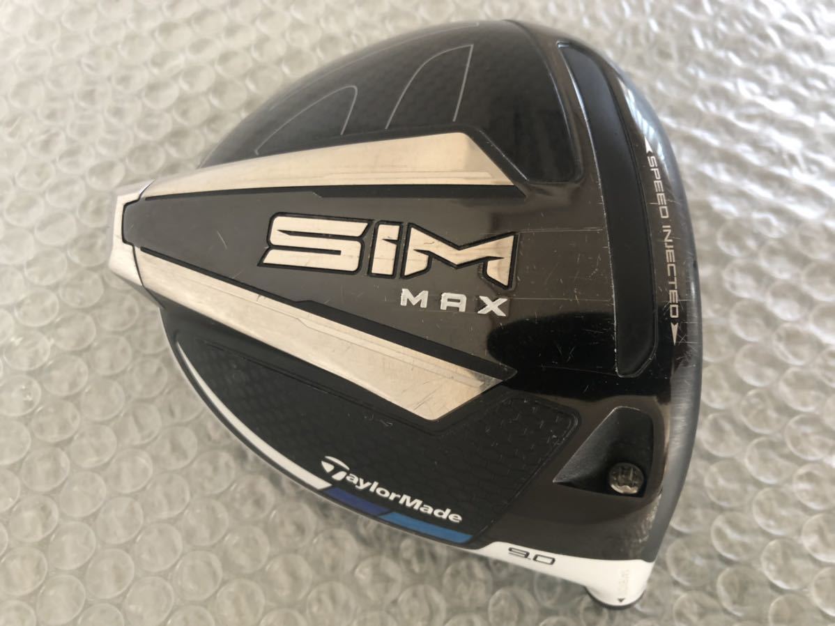 ゴルフ テーラーメイド SIM MAX ドライバー 9度 ヘッド単体 HC/レンチ付
