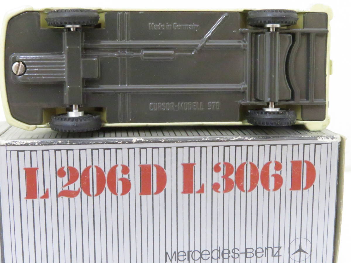 CURSOR-MODELL MERCEDES BENZ L206D L306D メルセデスベンツ 箱付 1/50