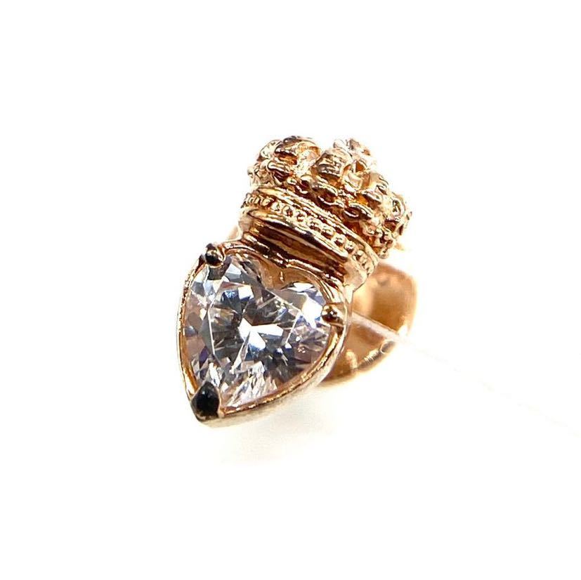 美品】JUSTIN DAVIS 925 K18WG ピンク ピアス Justin Davis