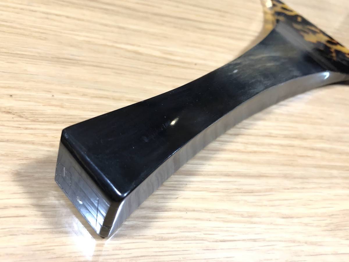 バチ 津軽三味線 黒水牛 鼈甲 撥 三味線 三味線バチ 黒水牛べっ甲 天然